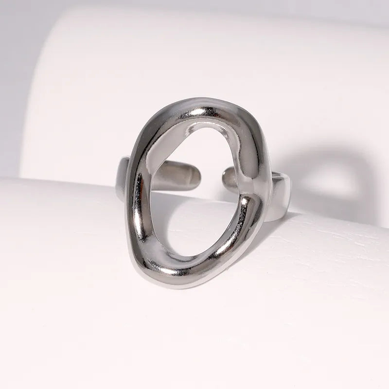 Oval Luxe Adjustable Ring by Alveera & Co